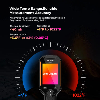 256x192 Thermal Imaging Camera for Home Inspection