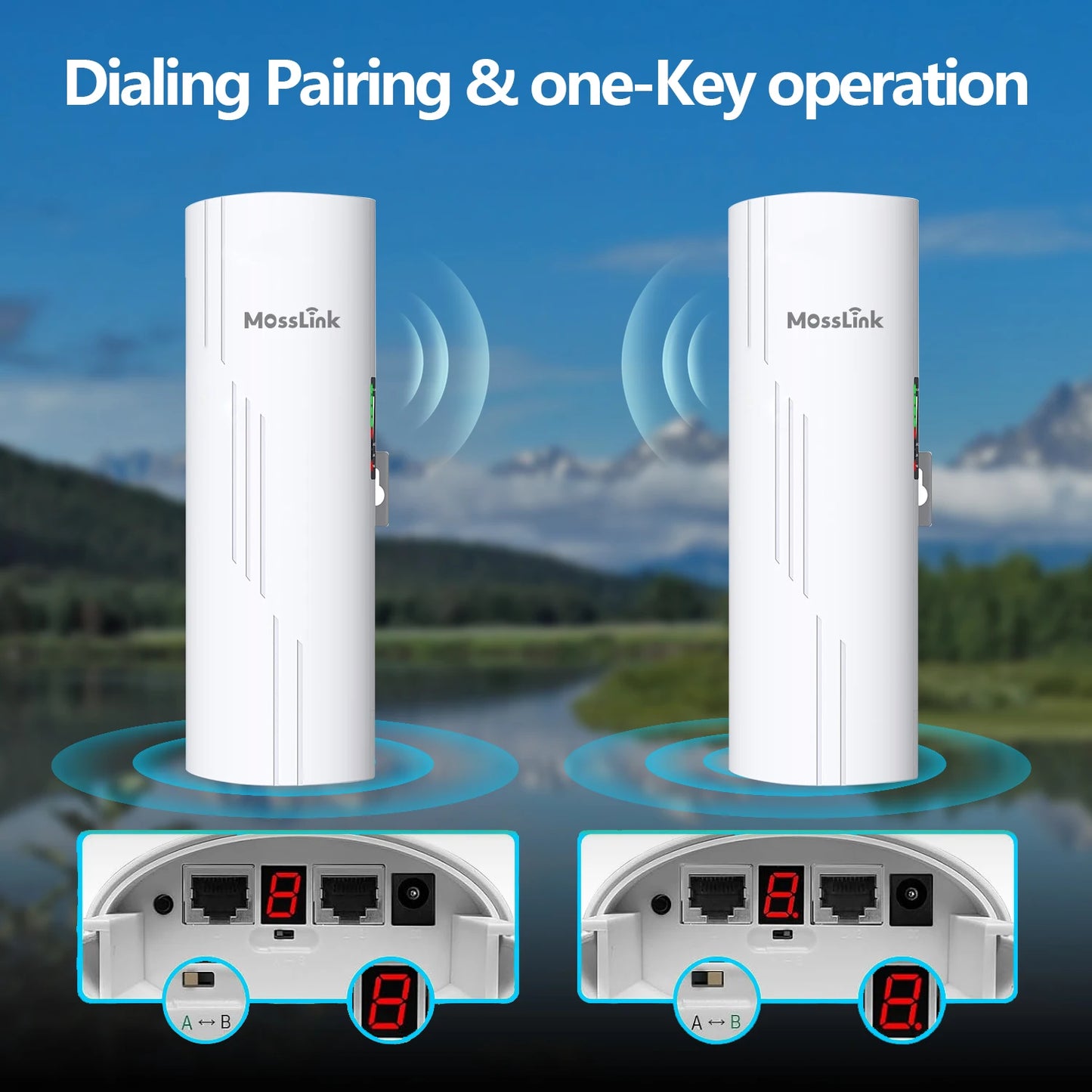 Outdoor WiFi Bridge 5KM Long Range Signal Extender Access Point