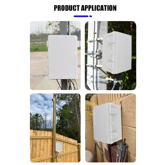 ABS Junction Box IP67 Waterproof Grey 400x250x170mm