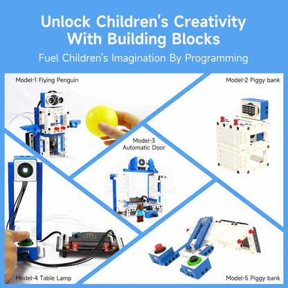 21-in-1 Robotics Kit DIY Electronic Sensor STEM Toy