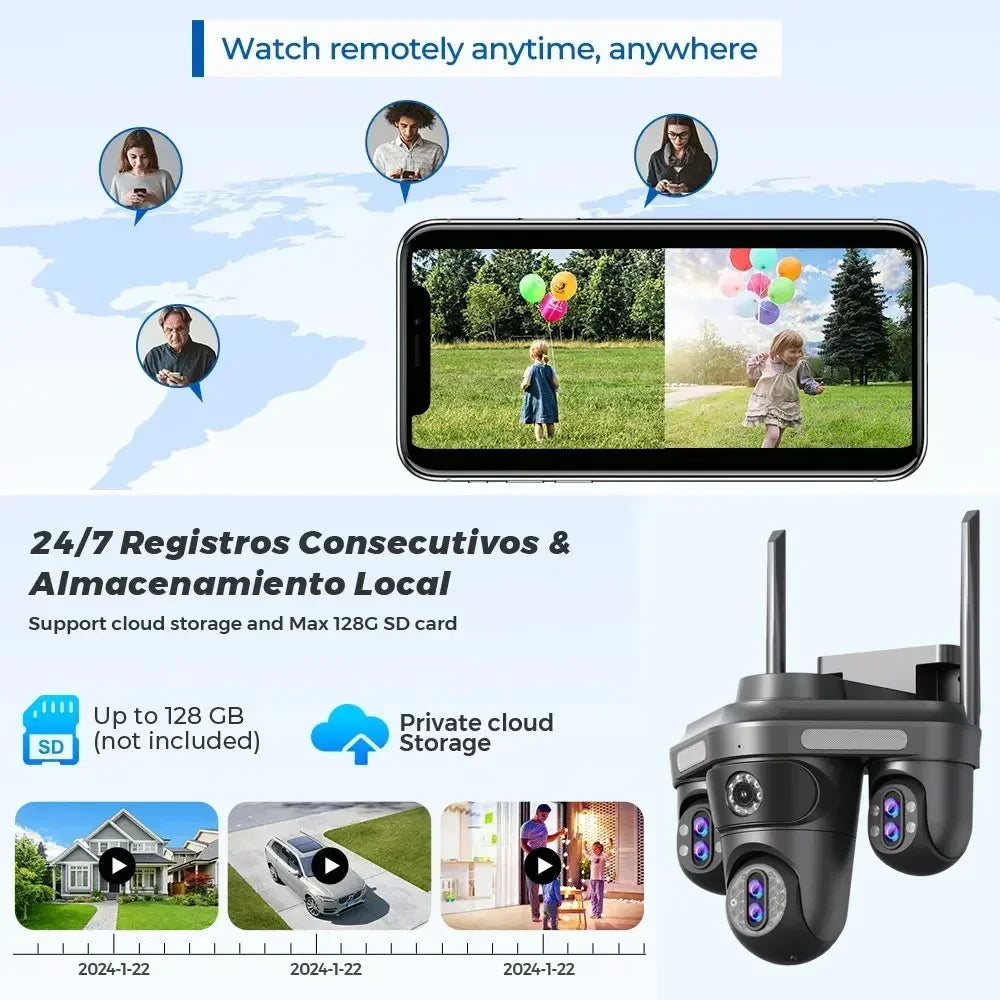 Outdoor 35MP Auto-Tracking WiFi Camera