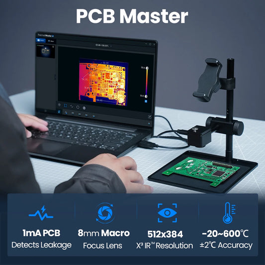 Portable P3 Thermal Imaging Camera for HVAC & Inspection