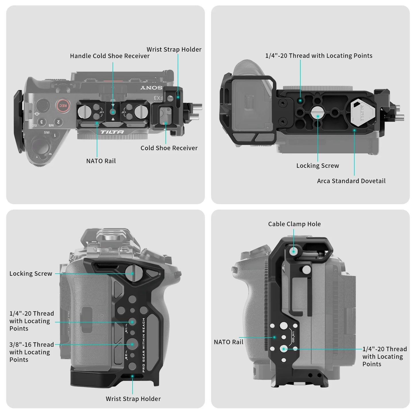 Portable Armor Pro Camera Rig with TG Handle