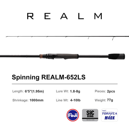High-Action Light Carbon Rod with Fuji Guides