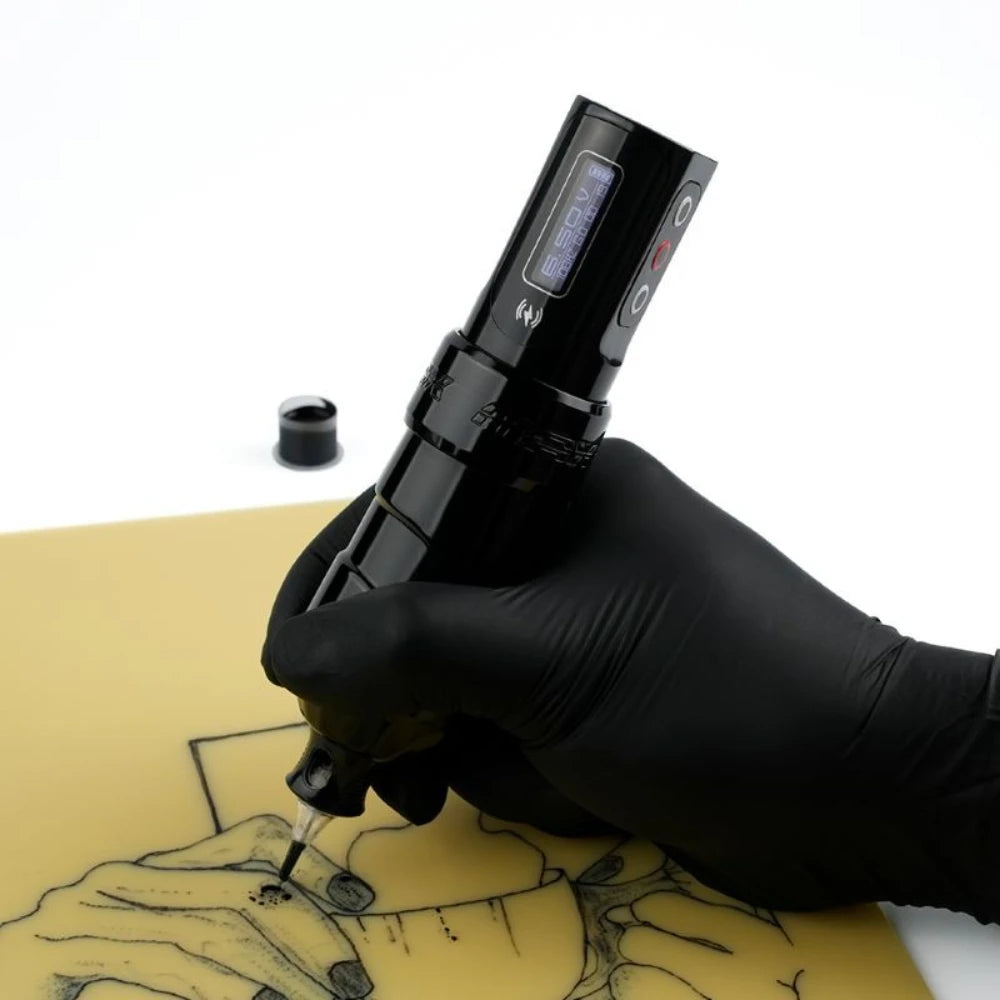 Wireless Tattoo Pen with Dual Batteries 4.0mm Stroke