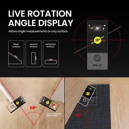 Digital Laser Distance Meter 100m High-Accuracy Rangefinder