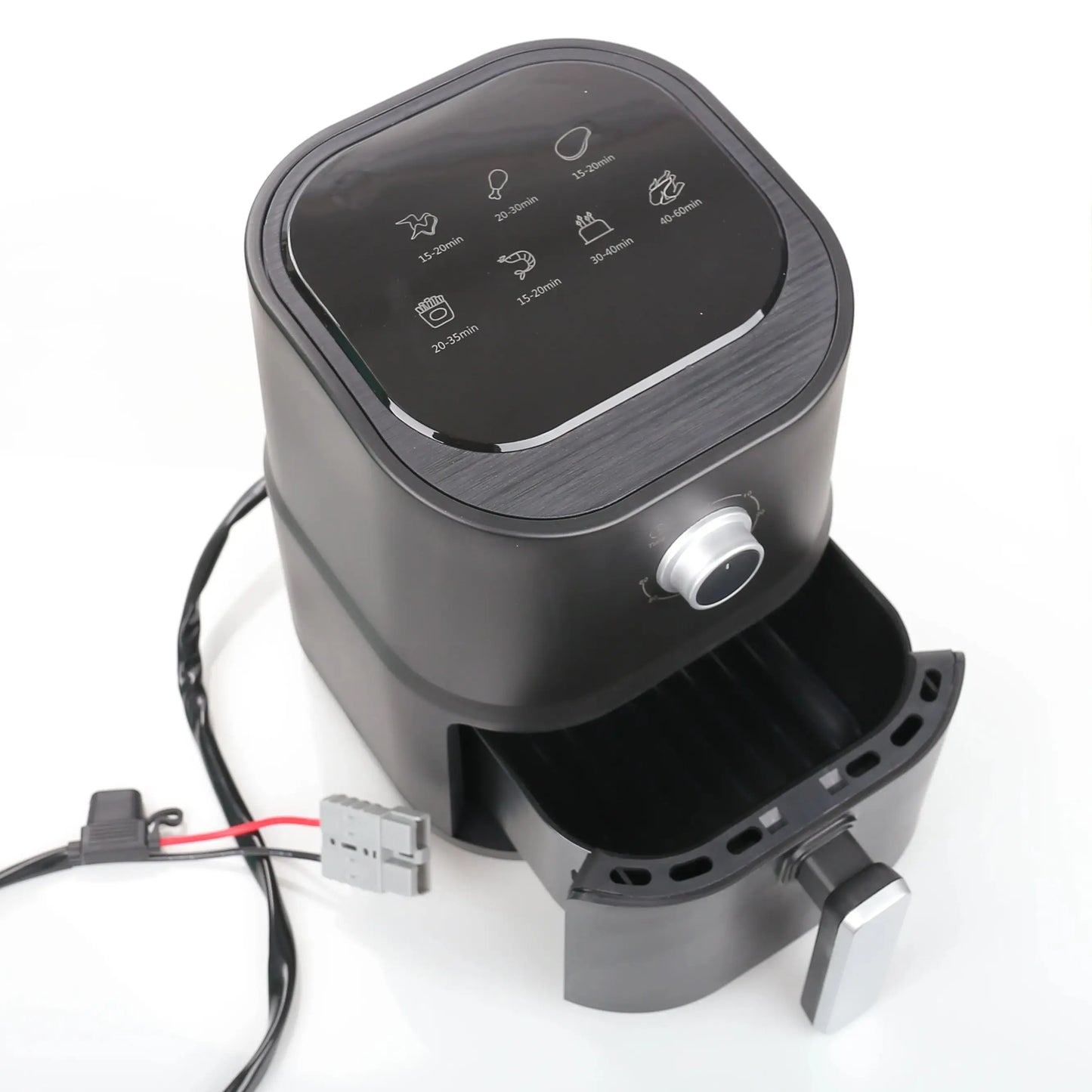 Portable 12V 200W Air Fryer Oil-Free Cooking
