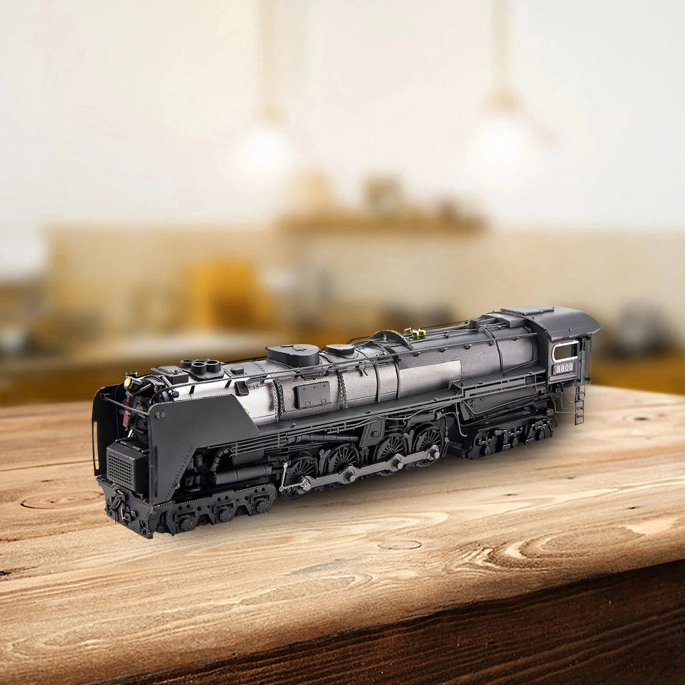 Building Blocks - 3D Metal Puzzle Class S-2 Locomotive Model DIY Assembly Kit, Jigsaw Toy for Home Collection