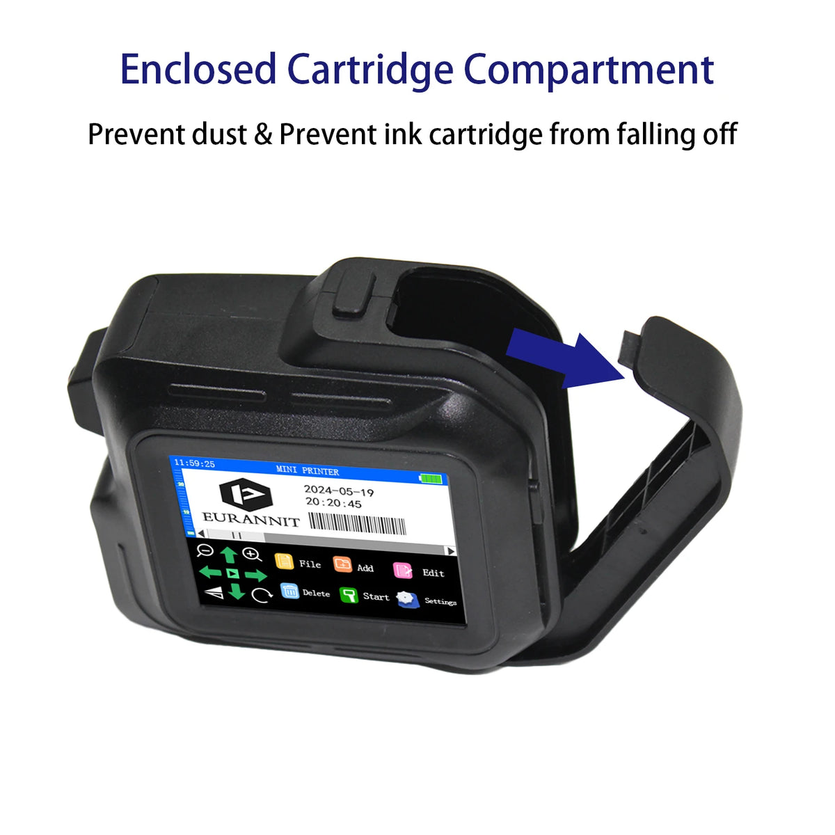 2 Ink Mini Inkjet Printer with Two Inks for QR and Barcode – Stuffology Store