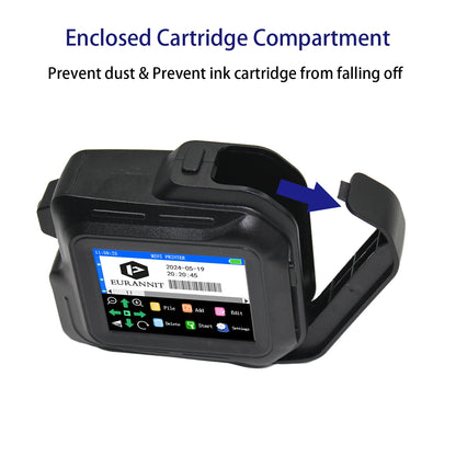 Mini Inkjet Printer with Two Inks for QR and Barcode