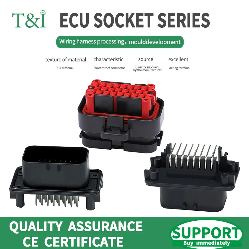 20PCS 8 Pin AMPSEAL PCB Mount Connector Set