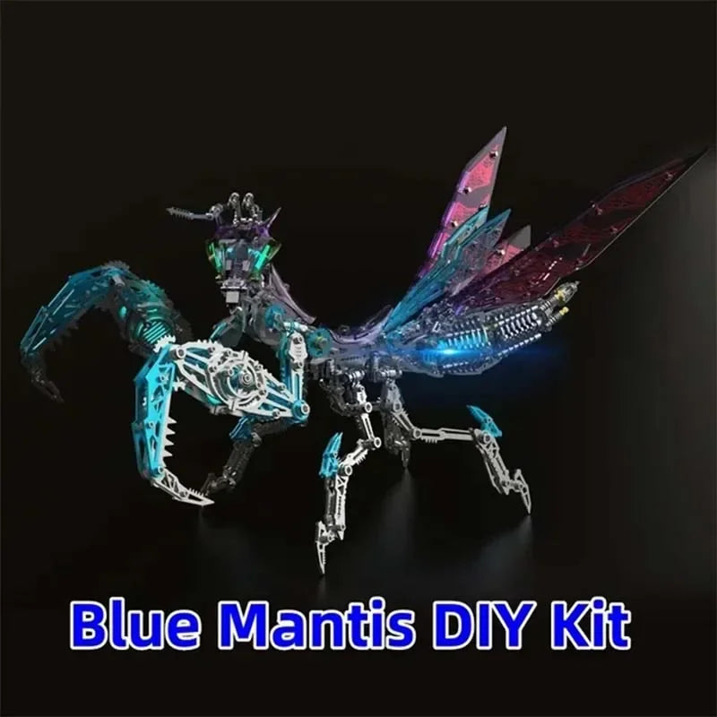 Stainless Steel 3D Mantis Model Puzzle DIY Kit