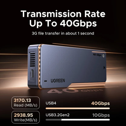 40Gbps NVMe SSD Enclosure with USB4 and Thunderbolt
