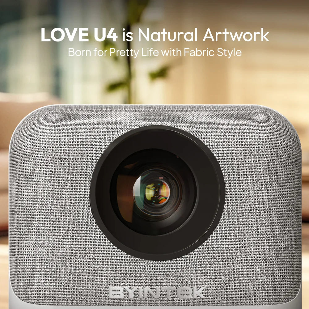 Compact 4K Home Theatre Projector with Full HD 1080p Display