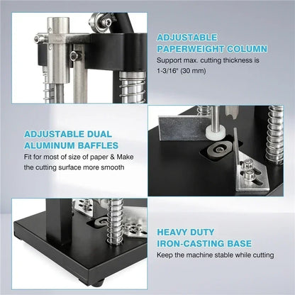 Heavy Duty Metal Corner Rounder Cutter R6 R10 Manual Machine