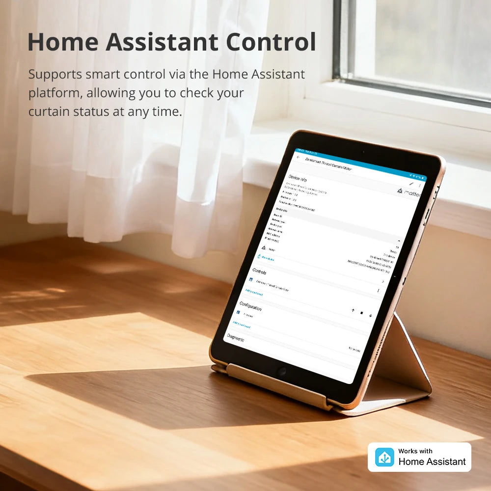 5m Home Automation Smart Curtain Motor for Alexa
