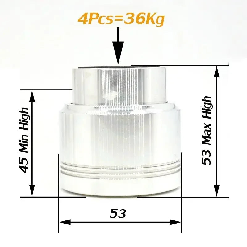 HIFI Amplifier Speaker Stand Pads 53x53mm 4PCS