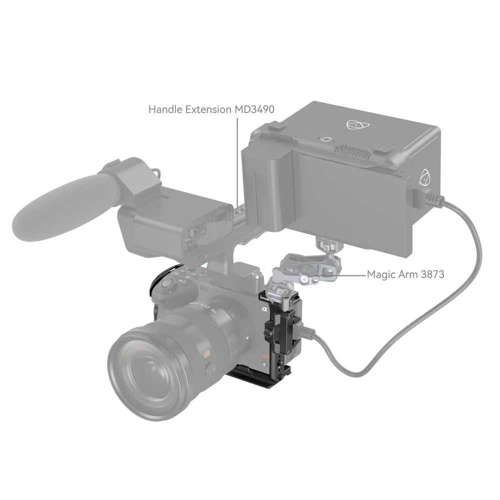 Aluminum Protective Camera Cage for Sony FX3 FX30
