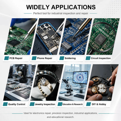 48MP 4K Soldering Microscope with HDMI Camera