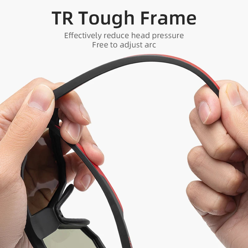 Polarized Photochromic Cycling Sunglasses UV400 Sports Eyewear