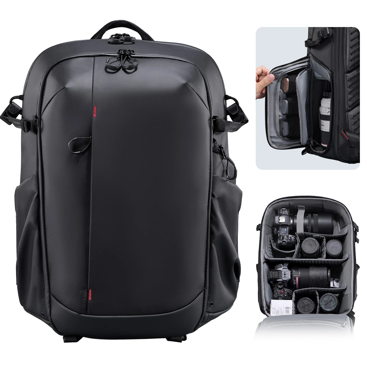 Large Capacity Photography Travel Backpack 22L Waterproof