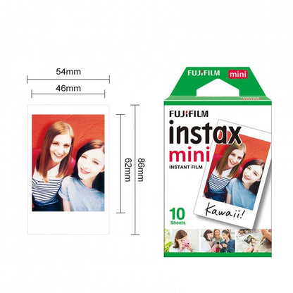 80-Sheet Fujifilm Instax Mini White Edge Photo Paper
