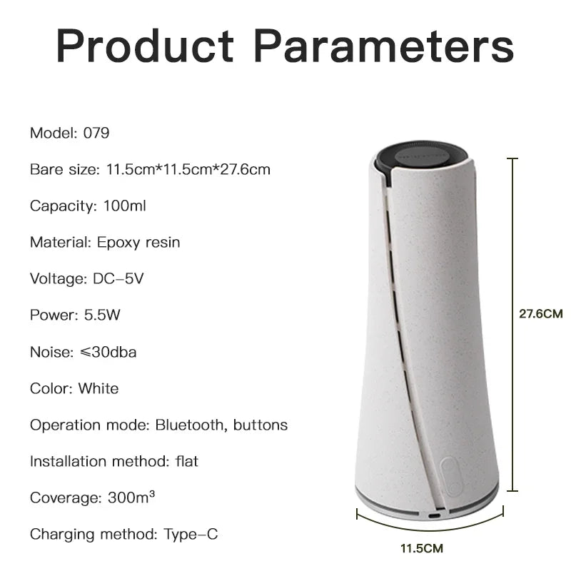 100ml Smart Fragrance Diffuser for Rooms and Offices