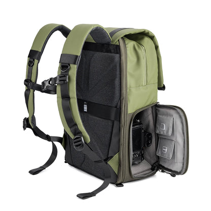 20L Camera Backpack with Laptop Compartment and Rain Cover