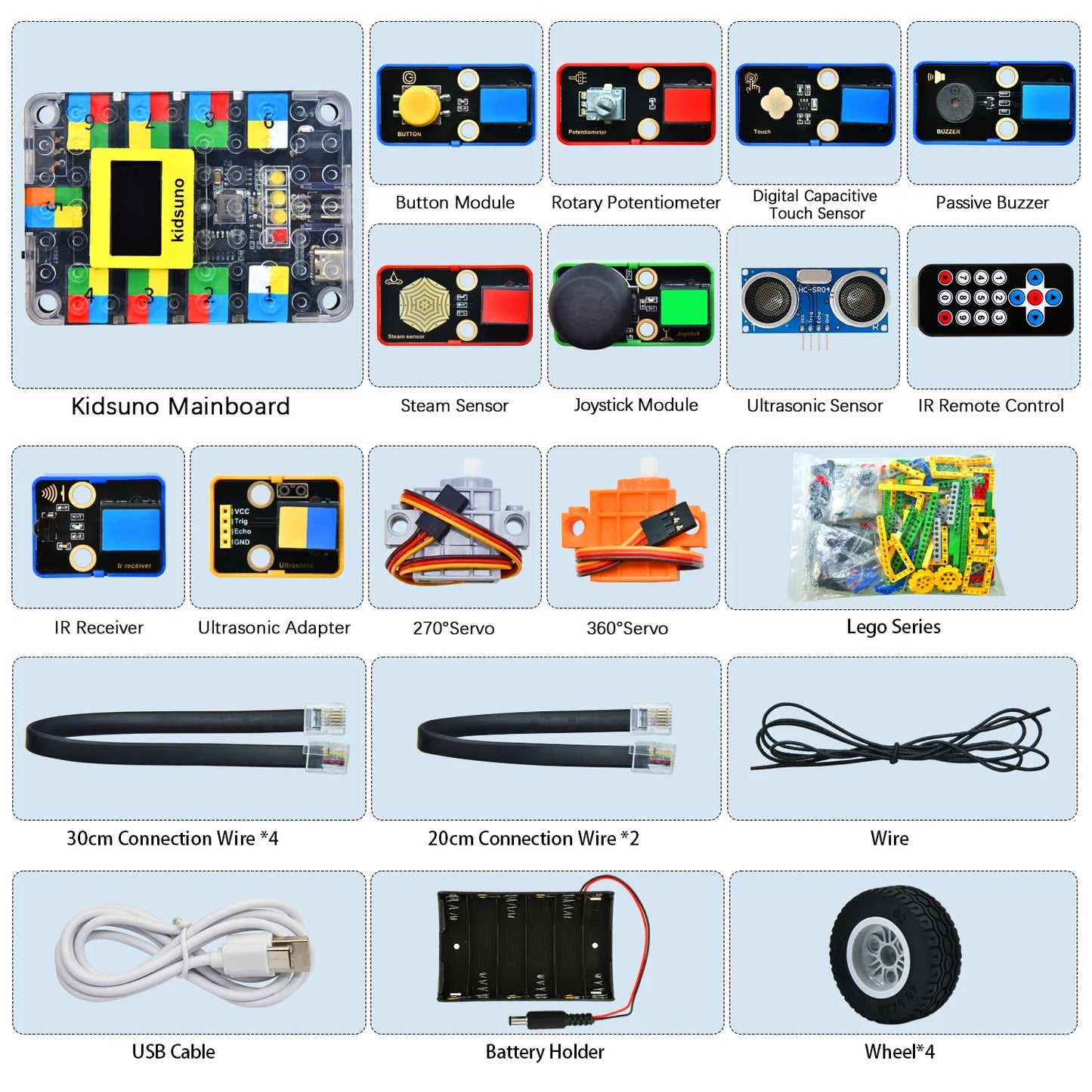 Smart DIY Robotics Kit for Kids with Scratch Programming