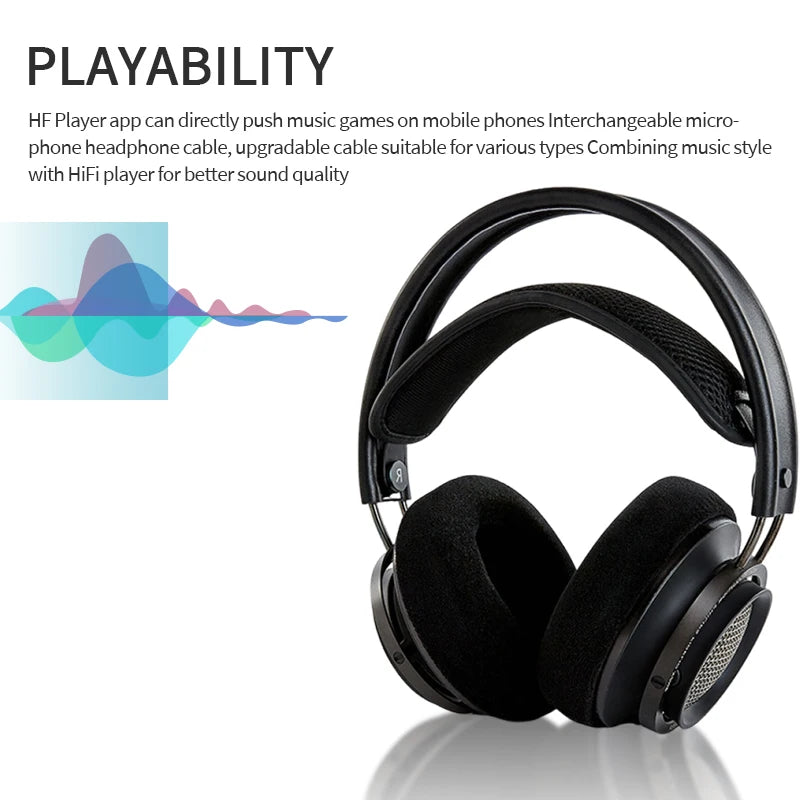 HiFi Wired Gaming Headphones with Stereo Sound and Mic