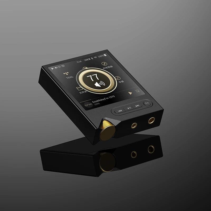 Portable HiFi Player USB DAC Amp Bluetooth 5.2 Black