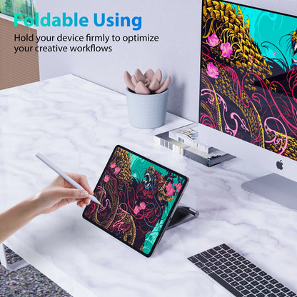 Magnetic Foldable iPad Pro 11 Stand 360° Adjustable