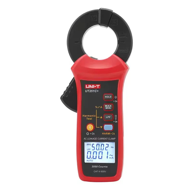 Digital 60A Leakage Clamp Meter with Bluetooth Testing