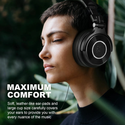 HiFi Over Ear Wired Studio Headphones with Cushions