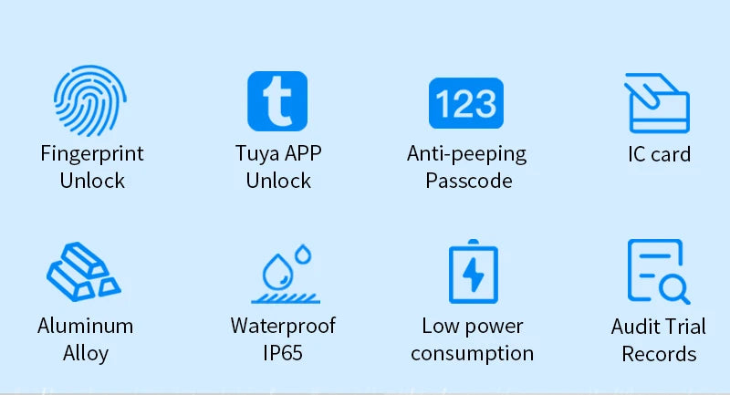 Smart Waterproof Key Safe Box with Fingerprint and PIN