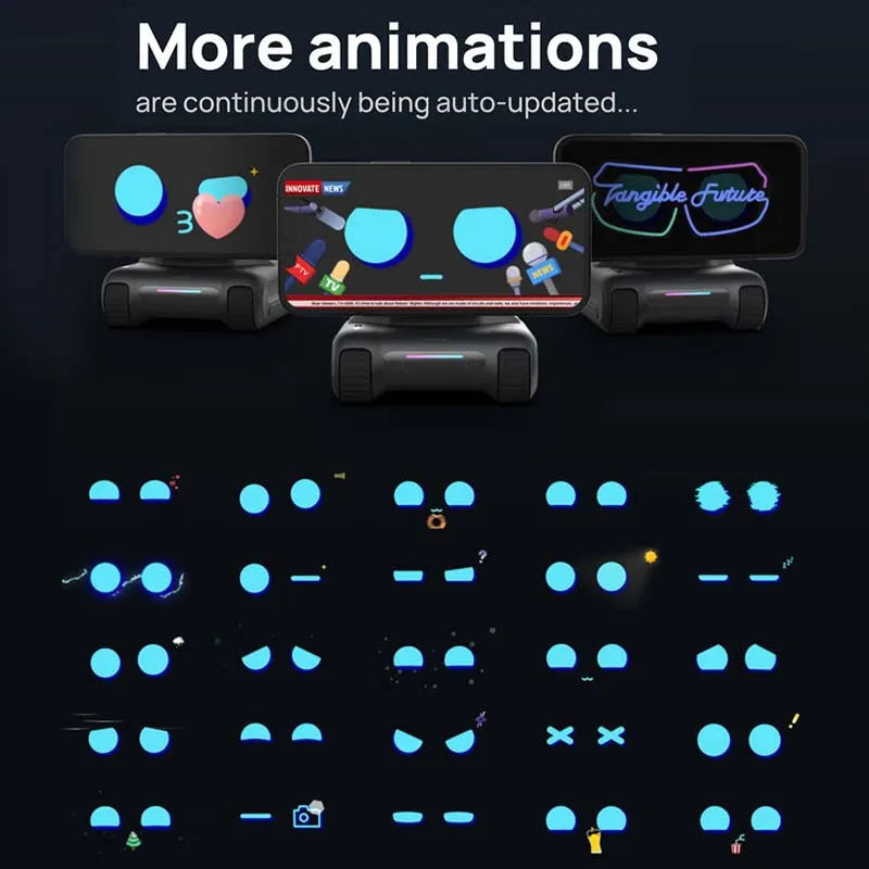Portable AI Learning Robot Smartphone Dock Voice Companion