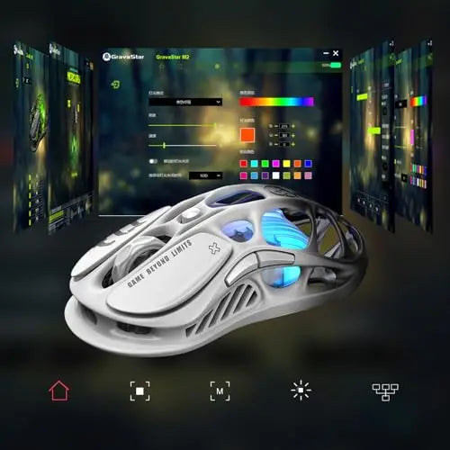 Tri-Mode Wireless Gaming Mouse 26000 DPI 5 Buttons