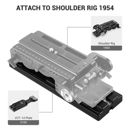 Quick Release Tripod Plate for Sony FS5 FS7
