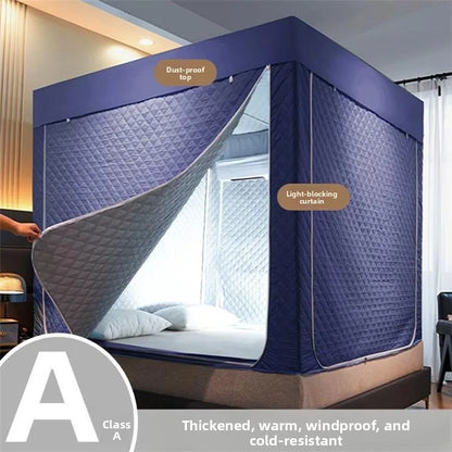 Upgraded Warm Bed Tent 90x190 Grey 5 Side Frame