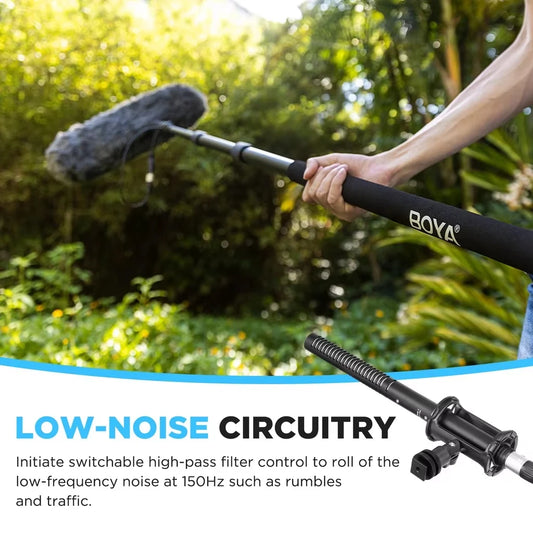 Broadcast Quality Shotgun Microphone for Interviews YouTube and Film Production