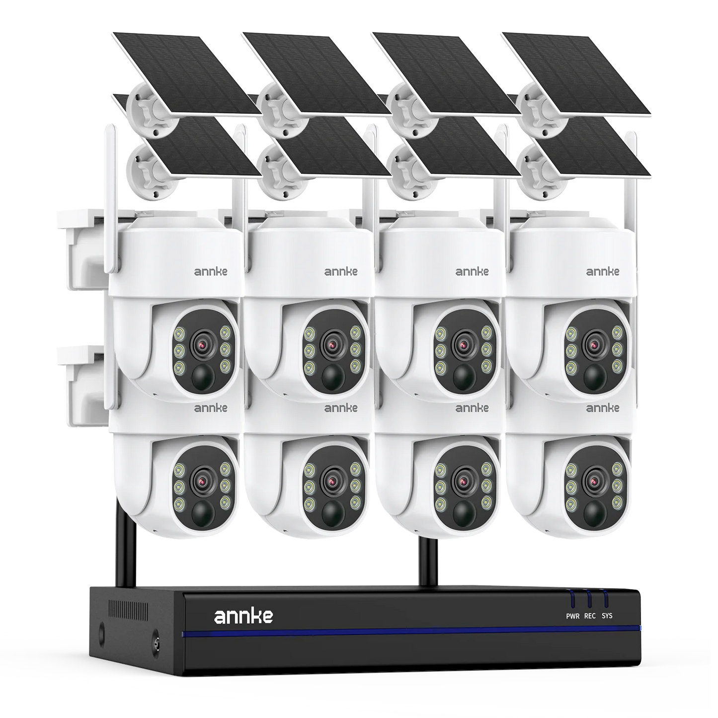 16CH 8-Camera Security NVR Kit 4TB Hard Drive