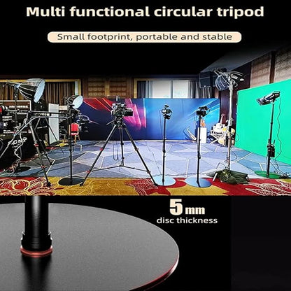 79 Inch Camera Monopod Light Stand with Round Base 2-Pack