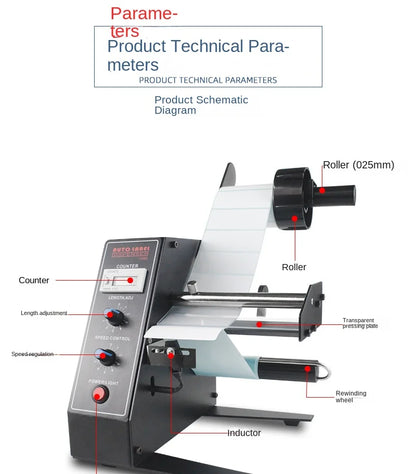 Automatic Label Dispenser Machine with Counting Function