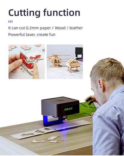 3000mW Mini Laser Engraver CNC Machine for Wood and Plastic