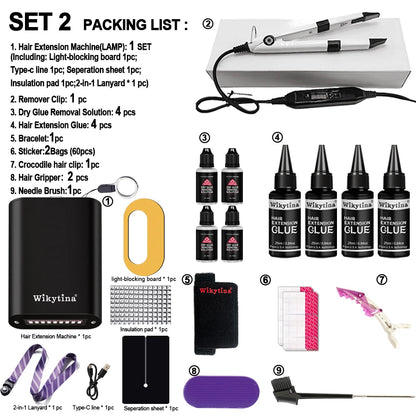 Salon Grade Hair Extension Kit for Easy Use