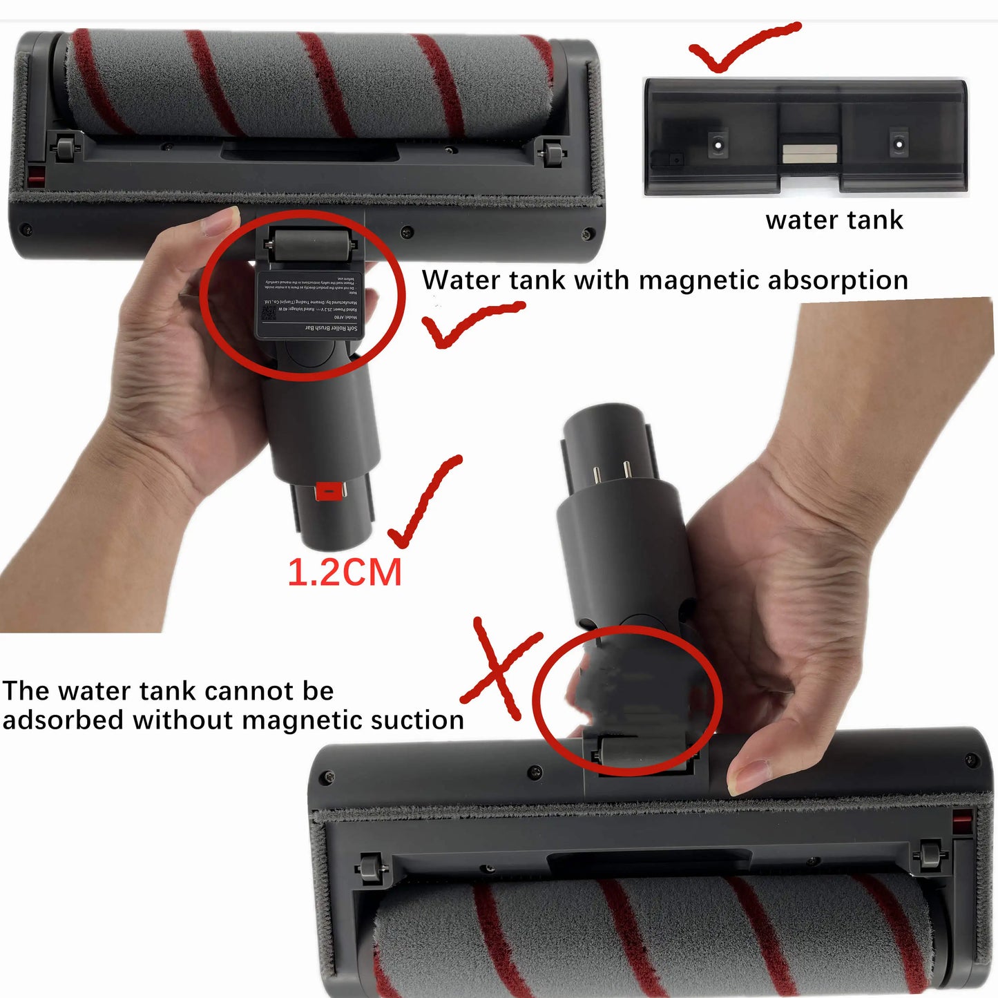 Carpet Roller Brush Replacement for V12 Vacuums