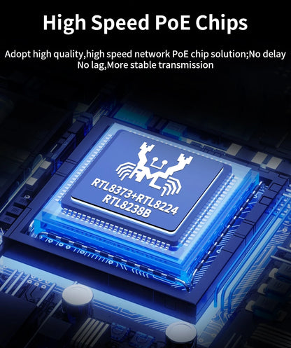 8 Port 2.5G PoE Managed Switch with 10G SFP+