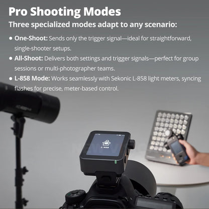 Fujifilm Wireless TTL HSS Flash Trigger with OLED Display