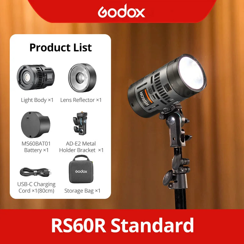 Portable 60W RGB LED Studio Light – 14 Effects