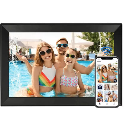 Large 15.6" IPS Digital Photo Frame Black
